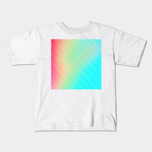 Multi color gradient pattern Kids T-Shirt